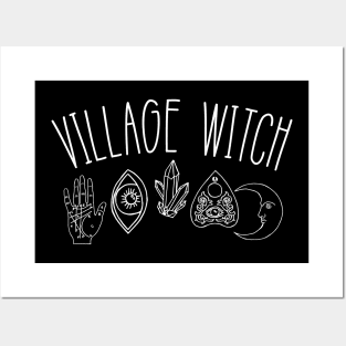 Village Witch - Funny Halloween Gift Posters and Art